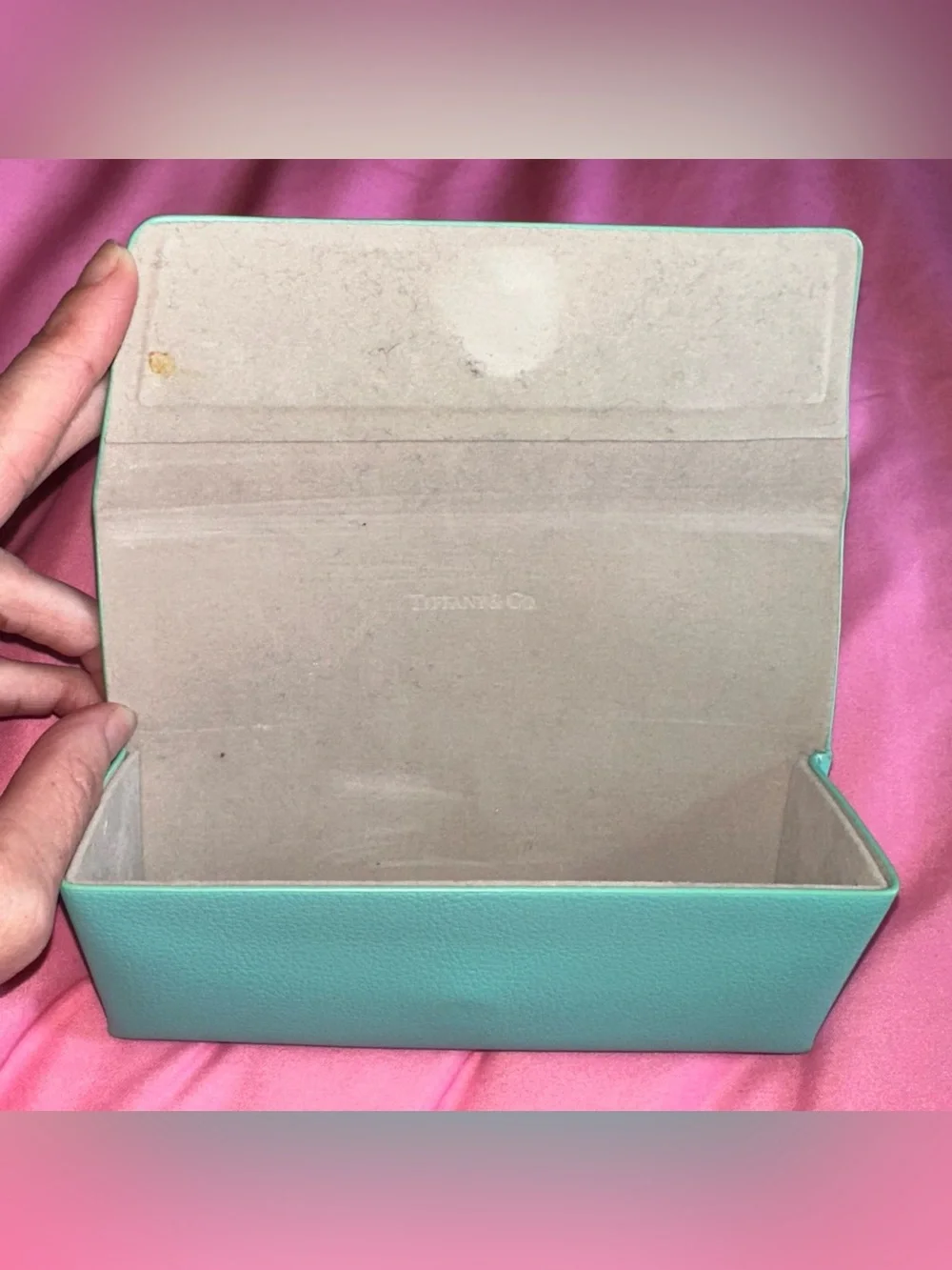 Tiffany & Co. Blue Black Polarized Tiffany’s T Collection Case/Dustbag/Cloth